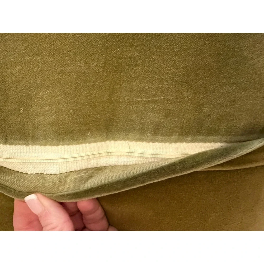 Laura Megroz for Chandler 4 Corners Hooked Wool Floral Pillow Velvet 16 Inch